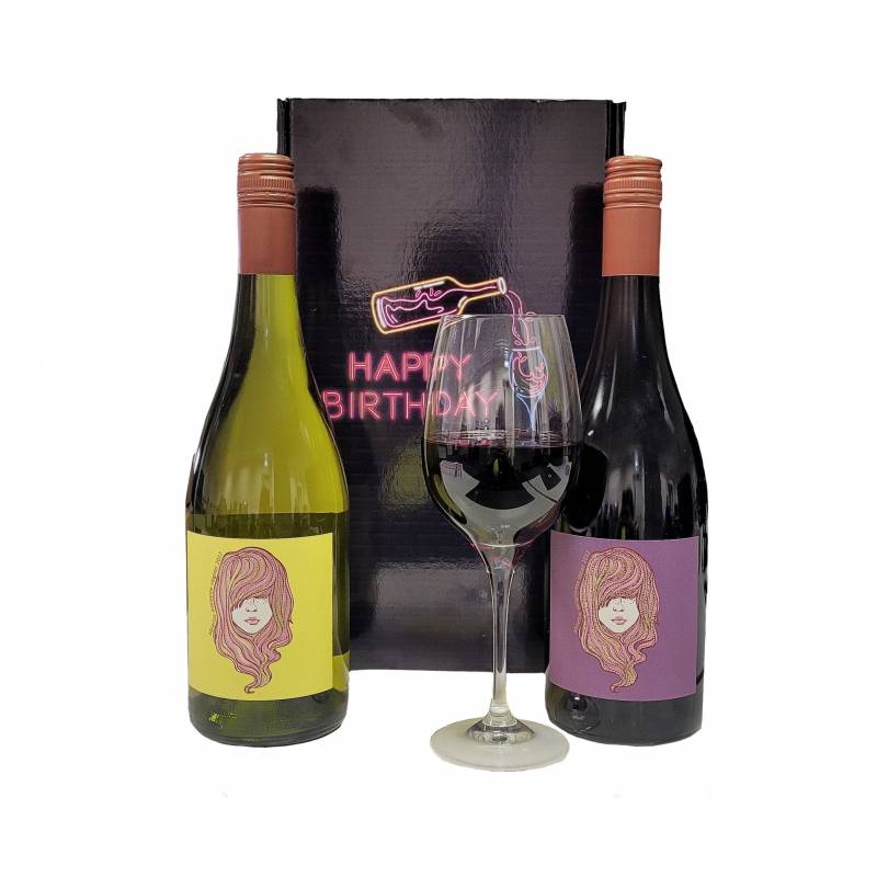 Happy Birthday Mixed Wine Gift