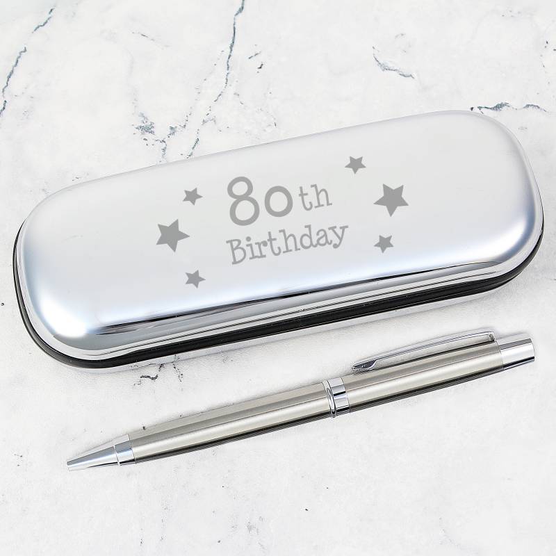 80th Birthday Pen & Box