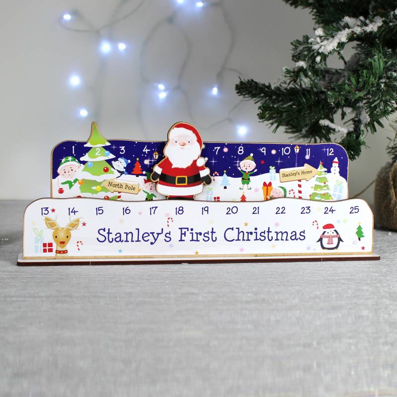 Personalised Make Your Own Santa Christmas Advent Countdown Kit